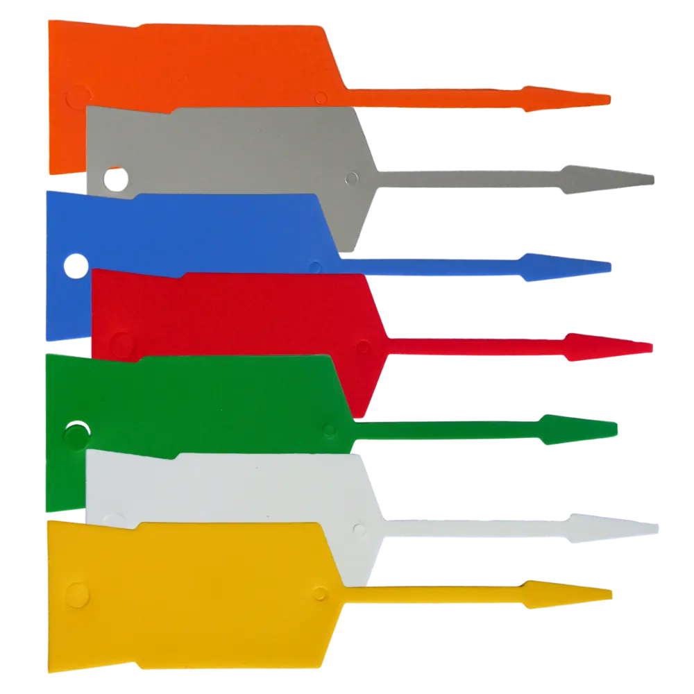 Jumbo Tags - Plain (Packs of 1000) (A mix of colours - enter colours and pack quantities here)